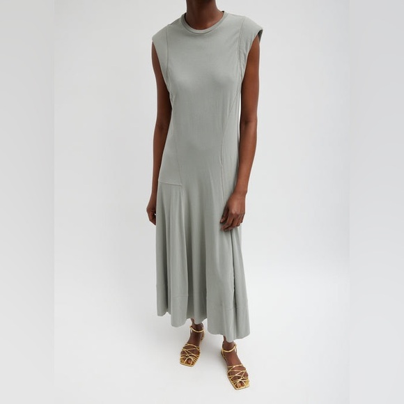 ($345 retail) Tibi casual dress in grey size large - Picture 2 of 5